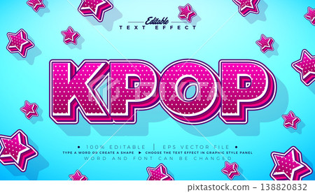 K Pop Editable Text Effect Design Modern Korean Trend Graphic Style with Star and Typography Lettering on Blue Background. Premium Illustration Mockup Template for Greeting Card, Flyer, Banner K Pop Editable Text Effect Design Modern Korean Trend Graphic Style with Star and Typography Lettering on Blue Background. Premium Illustration Mockup Template for Greeting Card, Flyer, Banner 138820832