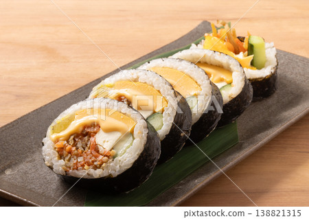 雙倍芝士紫菜包飯 138821315