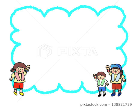 夏季音樂節、音樂節、搖滾音樂節、音樂愛好者、戴帽子的女孩圖案資訊框 138821759