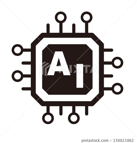 AI/Artificial Intelligence Line Icon 08 138821862