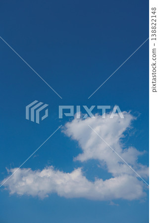 blue sky and white clouds 138822148