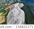 White Slagheap, Waste Heap in Germany - Monte Kali - Salt Mountain in Heringen, Germany. 138822171