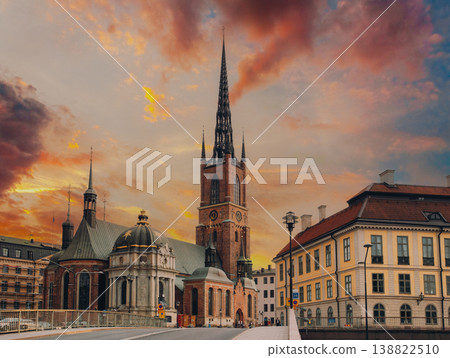 Building Of Riddarholm Kyrka (Riddarholm Church) In Stockholm, Sweden. Building Of Riddarholm Kyrka (Riddarholm Church) In Stockholm, Sweden. 138822510