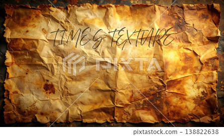 時間的紋理：美麗的灼痕和皺紋的累積，以及羊皮紙般的深邃，宛如一幅抽象畫。 138822638