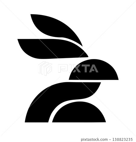 Adorable Bunny Mascot Logo With Bright And Cheerful Style Adorable Bunny Mascot Logo With Bright And Cheerful Style 138823235