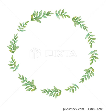 Gentle touch leaf frame 138823285