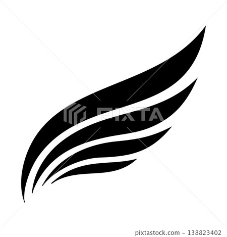 Simple Monoline Eagle Logo Design 138823402