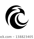 Modern Elegant Eagle Icon Logo 138823405