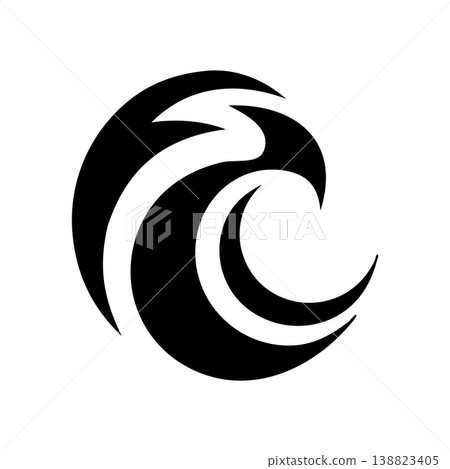 Modern Elegant Eagle Icon Logo 138823405