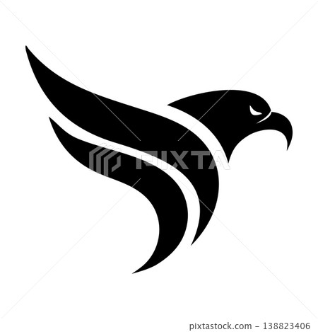 Simple Clean Eagle Logo for Branding 138823406