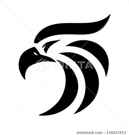 Simple Elegant Eagle Logo Design Simple Elegant Eagle Logo Design 138823413