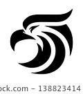 Elegant Eagle Head Logo Minimal Design 138823414