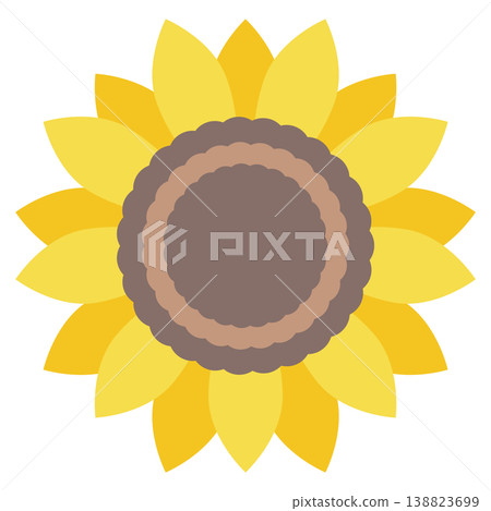 一朵朝前的向日葵 138823699