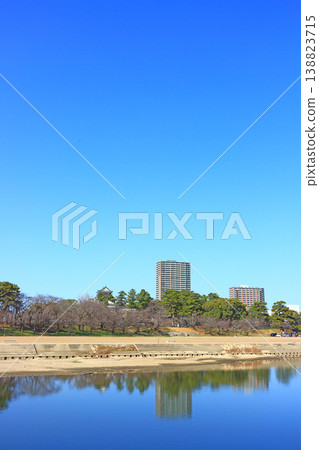 Scenery around Otogawa River, Okazaki City, Aichi Prefecture Scenery around Otogawa River, Okazaki City, Aichi Prefecture 138823715