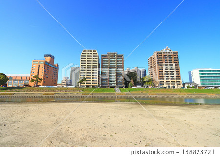 Scenery around Otogawa River, Okazaki City, Aichi Prefecture Scenery around Otogawa River, Okazaki City, Aichi Prefecture 138823721