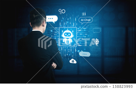 AI Chatbot and Innovation Concept. Corpus AI Chatbot and Innovation Concept. Corpus 138823993