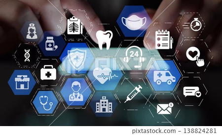 Healthcare and medical service system Funnel 138824281