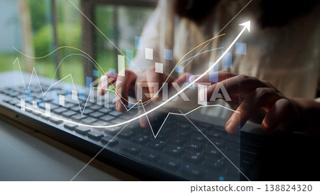Dynamic Financial Data Analysis with Keyboard Input, Visual Charts, and Growth Indicators Representing Business Trends and Insights Copula Dynamic Financial Data Analysis with Keyboard Input, Visual Charts, and Growth Indicators Representing Business Trends and Insights Copula 138824320