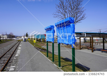 櫻花公園的春天,原車站所在地(原新十川站) 櫻花公園的春天,原車站所在地(原新十川站) 138824743