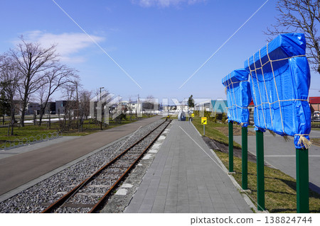 櫻花公園的春天，原車站所在地（原新十川站） 138824744