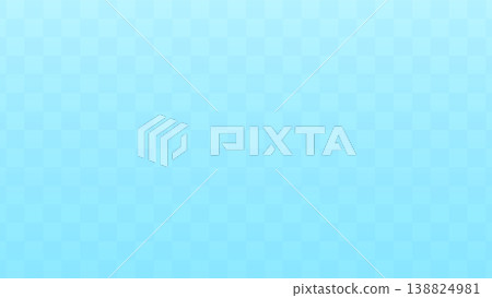 Light blue checkered pattern Japanese modern texture - Stylish Japanese pattern background pattern illustration material - 16:9 138824981