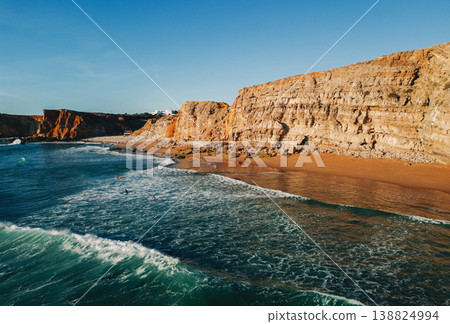 Rocky coastal cliffs with Rocky coastal cliffs with 138824994
