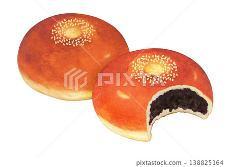 吃了一半的紅豆麵包 - 2 138825164