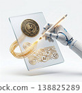 russian toy airplane with gold 138825289