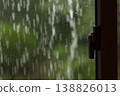 Rain reflected in the window 138826013