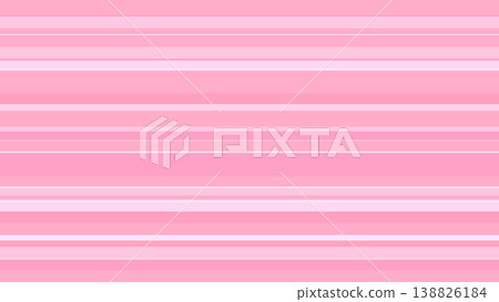 粉紅色橫條紋背景素材，簡約的邊框抽象設計，配色柔和。 138826184