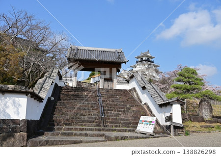 四足城門和天守閣(掛川城) 四足城門和天守閣(掛川城) 138826298