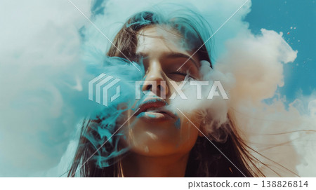 Celebrating Holi Festival with vibrant colors and joyful spirits in India 138826814