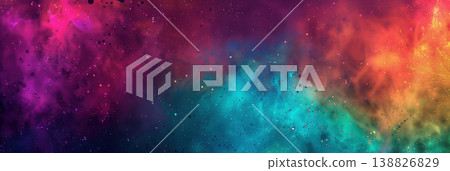 Celebrating Holi Festival in India with vibrant colors and joyful gatherings among families Celebrating Holi Festival in India with vibrant colors and joyful gatherings among families 138826829