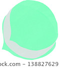 Illustration of kashiwa mochi in vivid colors 138827629