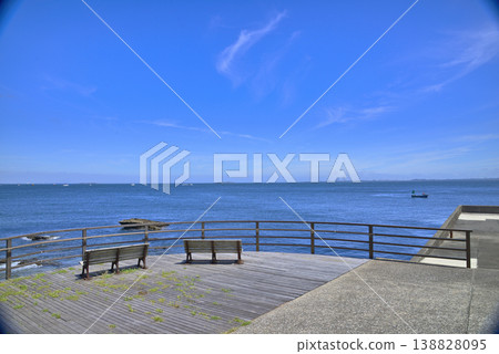 [Kanagawa Prefecture] Coastal scenery of Yokosuka Kannonzaki 138828095