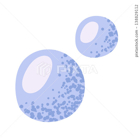 Bubble Pair Drifting Cartoon Style Bubble Pair Drifting Cartoon Style 138829112