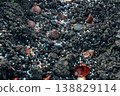 Preparation for spring planting of tulip bulbs in a flower garden. Planting tulip bulbs in the ground in the fall in your garden. 138829114