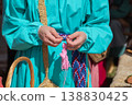 talisman doll made of wool threads 138830425