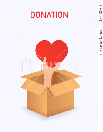 Concept for charity. Medical donations, internet funding, donation money. Flat vector illustration. Concept for charity. Medical donations, internet funding, donation money. Flat vector illustration. 138830761