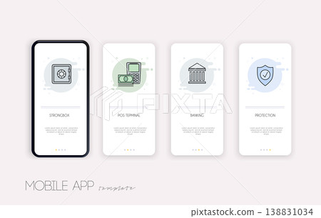 Templates concept of online banking. Cash, internet banking, purchasing and transaction, electronic funds transfers and bank wire transfer. Templates concept of online banking. Cash, internet banking, purchasing and transaction, electronic funds transfers and bank wire transfer. 138831034
