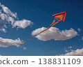 kites flying in the sky 138831109
