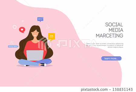 Social media marketing. Digital marketing, online advertising, SMM. Social media marketing. Digital marketing, online advertising, SMM. 138831143