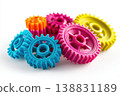 gear on the white background 138831189
