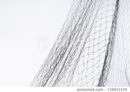 Black fisherman rope net, seamless texture isolated on white background Black fisherman rope net, seamless texture isolated on white background 138831539