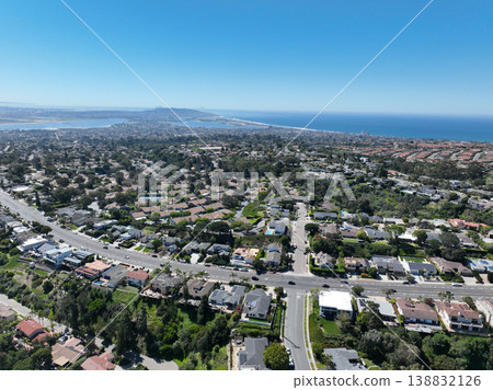 Aerial view of La Jolla Hills, San Diego, California, USA Aerial view of La Jolla Hills, San Diego, California, USA 138832126