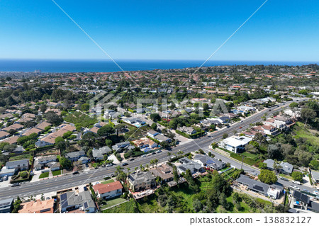 Aerial view of La Jolla Hills, San Diego, California, USA Aerial view of La Jolla Hills, San Diego, California, USA 138832127