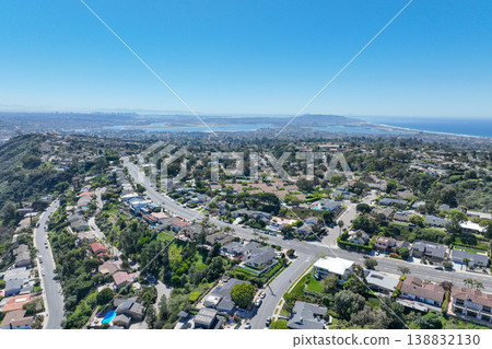 Aerial view of La Jolla Hills, San Diego, California, USA Aerial view of La Jolla Hills, San Diego, California, USA 138832130
