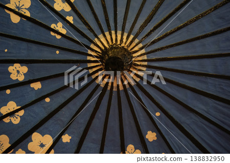 paper japenese umbrella detail close up paper japenese umbrella detail close up 138832950