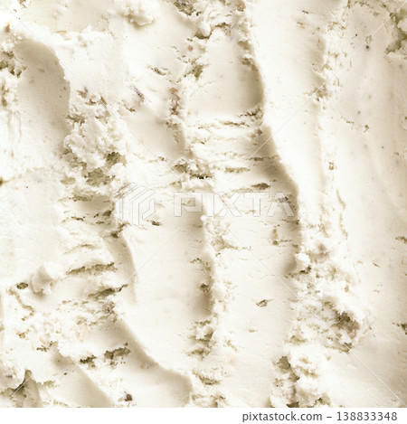 Vanilla ice cream texture Vanilla ice cream texture 138833348