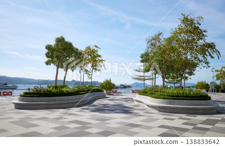 View of the waterfront in Kota Kinabalu, Sabah, Malaysia. View of the waterfront in Kota Kinabalu, Sabah, Malaysia. 138833642
